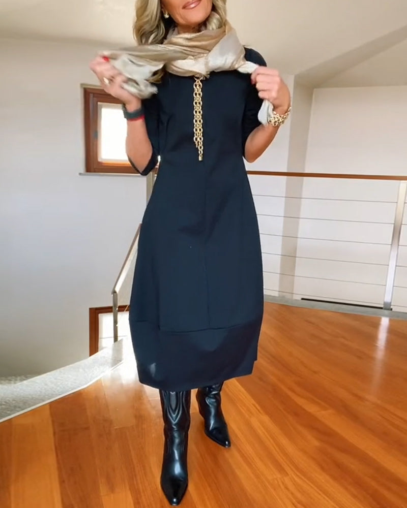 Lottie - Elegant Midi Dress