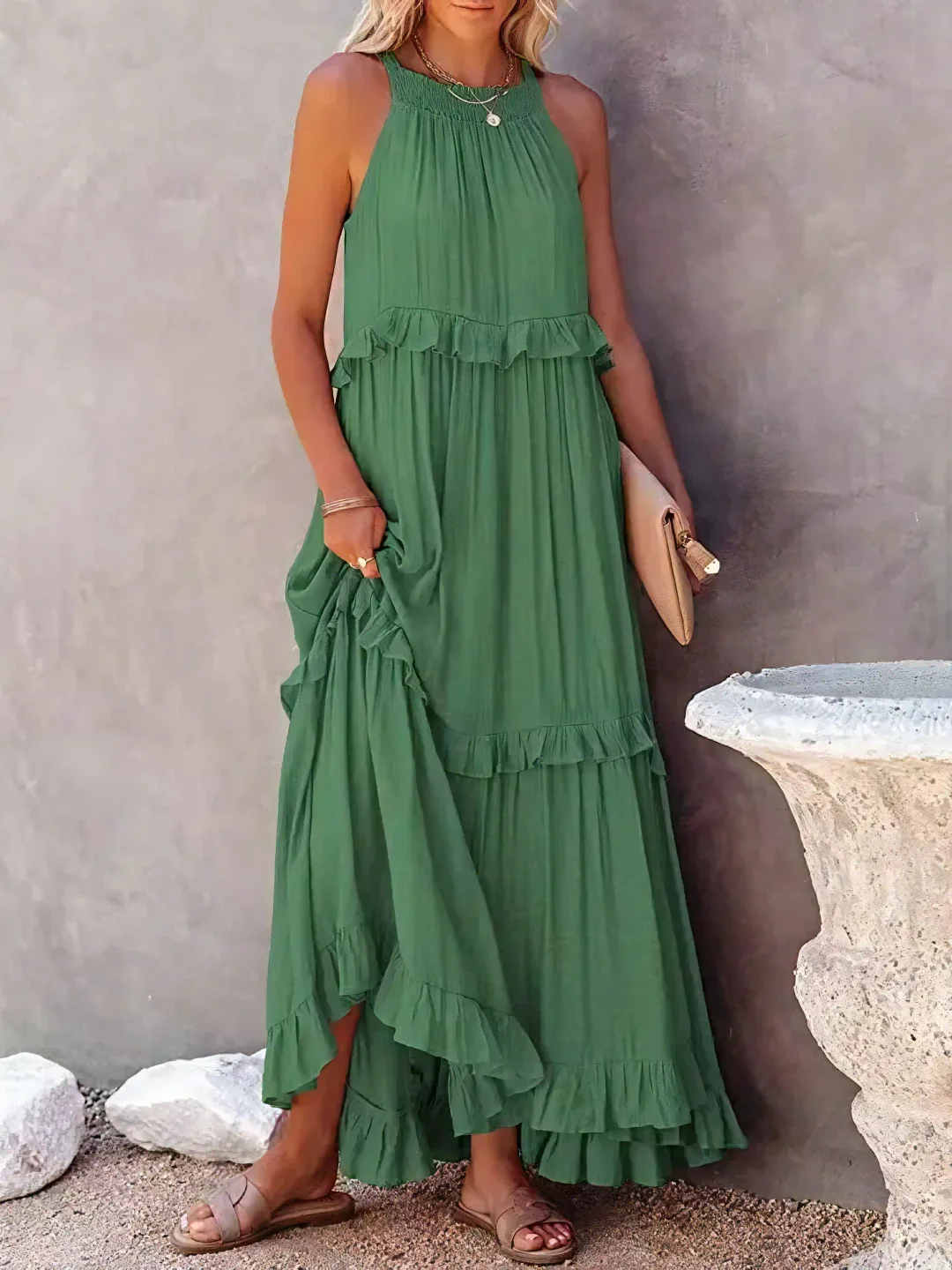 Dawn™ | Ruffle Maxi Dress