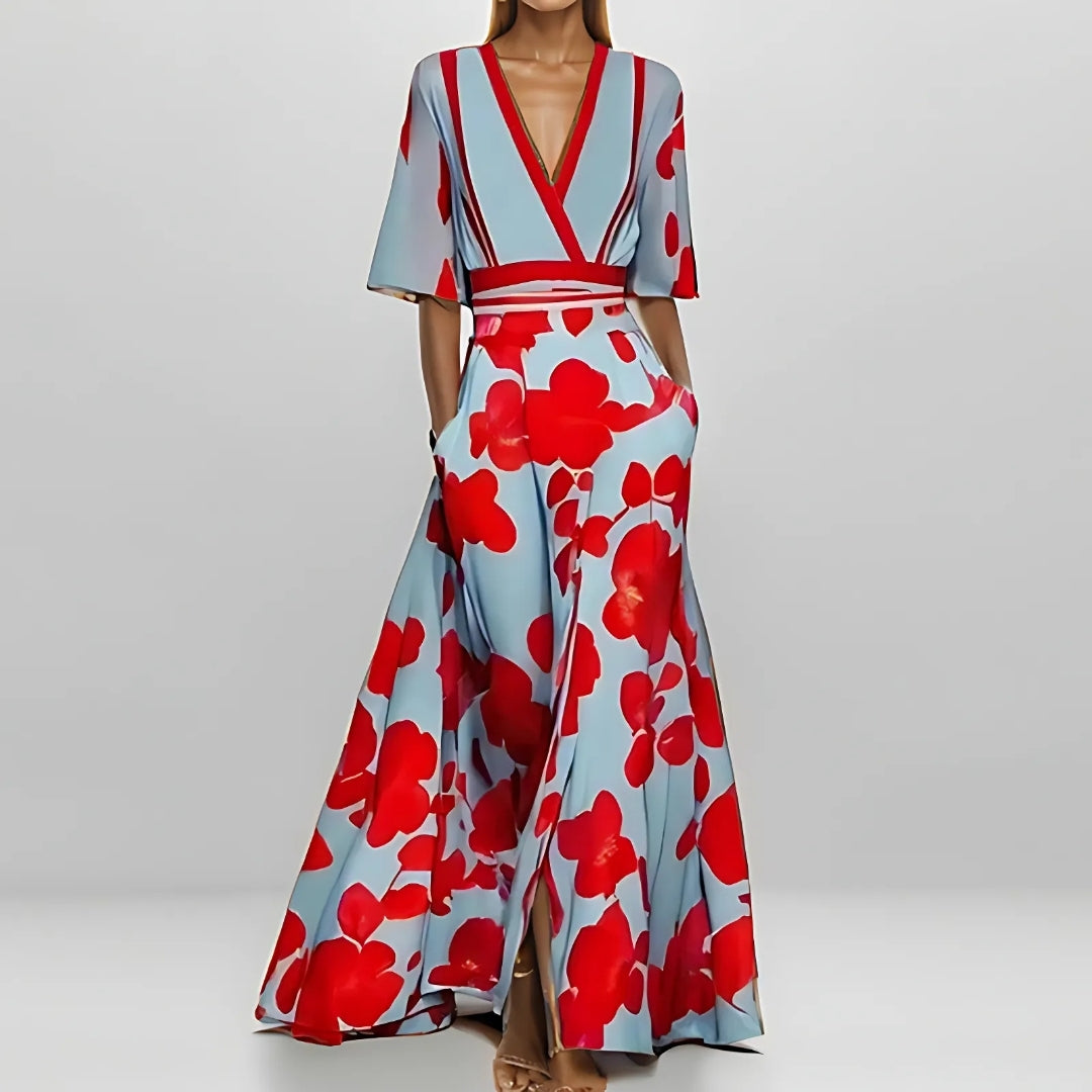Lila™ Elegant Wrap Dress