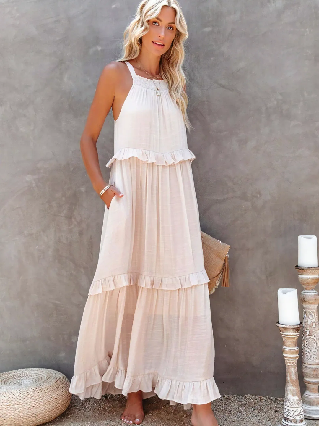 Dawn™ | Ruffle Maxi Dress