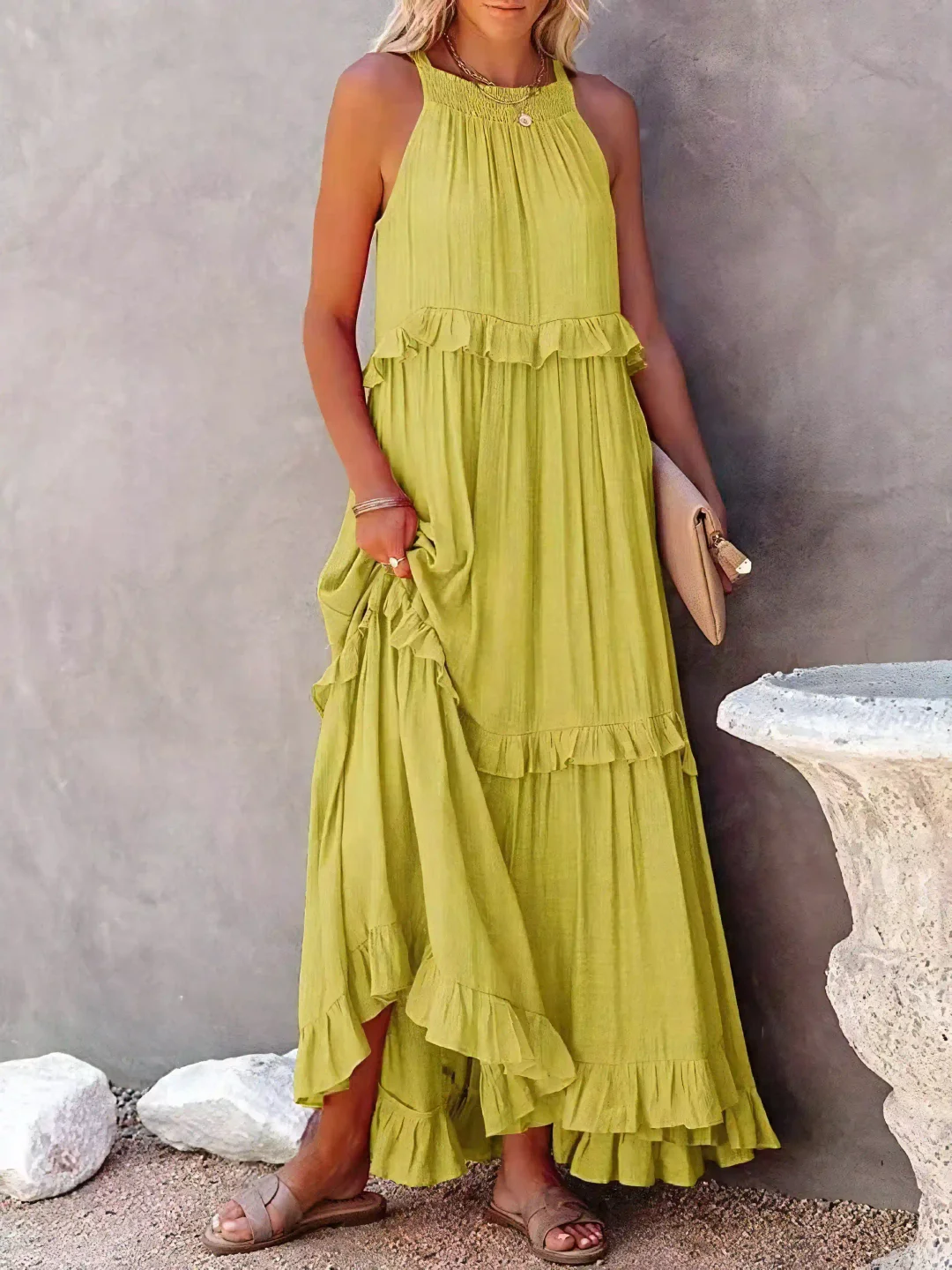Dawn™ | Ruffle Maxi Dress