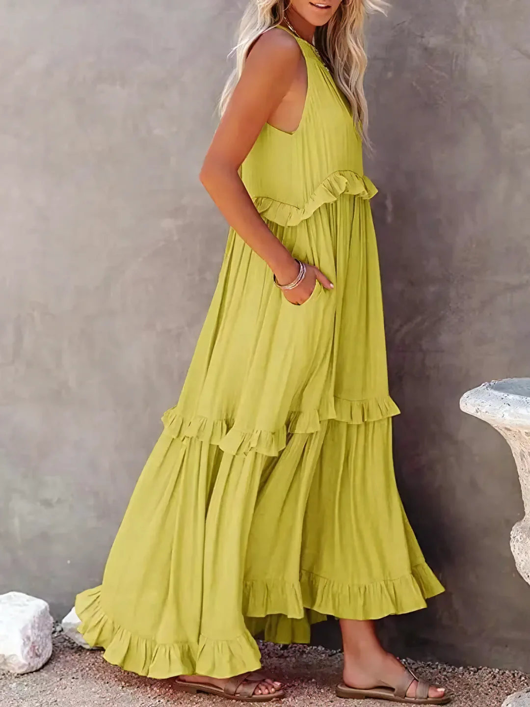 Dawn™ | Ruffle Maxi Dress