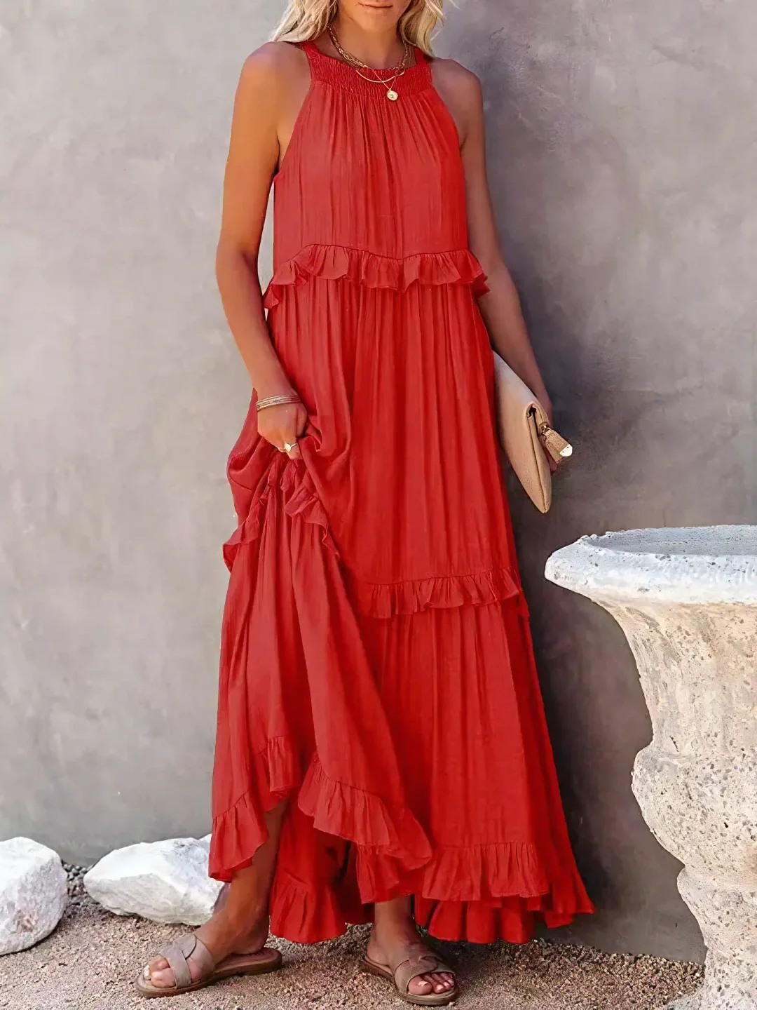 Dawn™ | Ruffle Maxi Dress