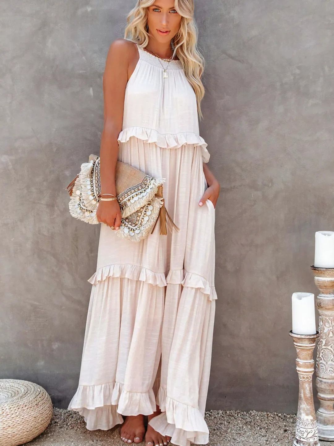 Dawn™ | Ruffle Maxi Dress