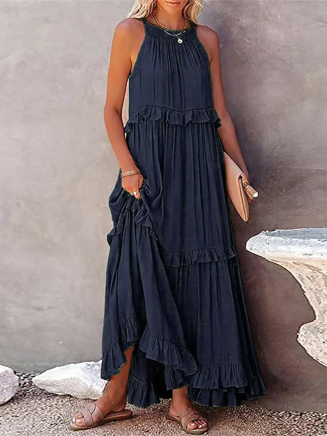 Dawn™ | Ruffle Maxi Dress