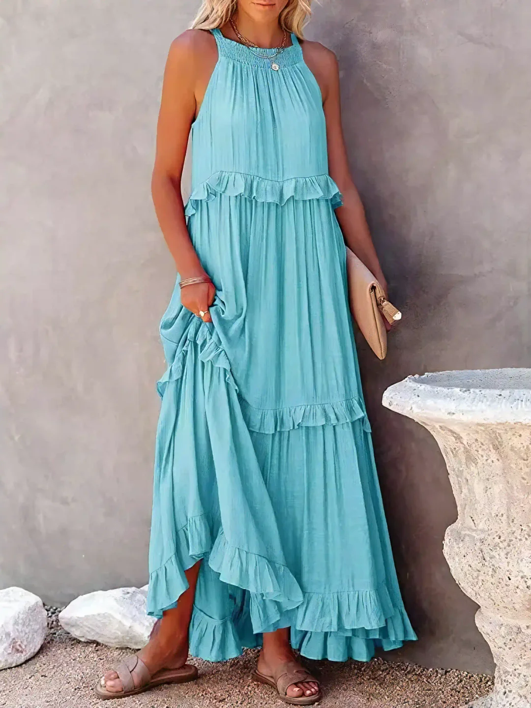 Dawn™ | Ruffle Maxi Dress