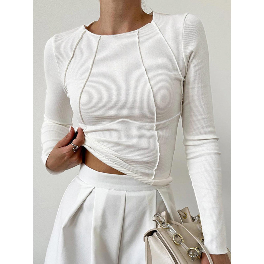 Andi - Ribbed Long-Sleeve Top