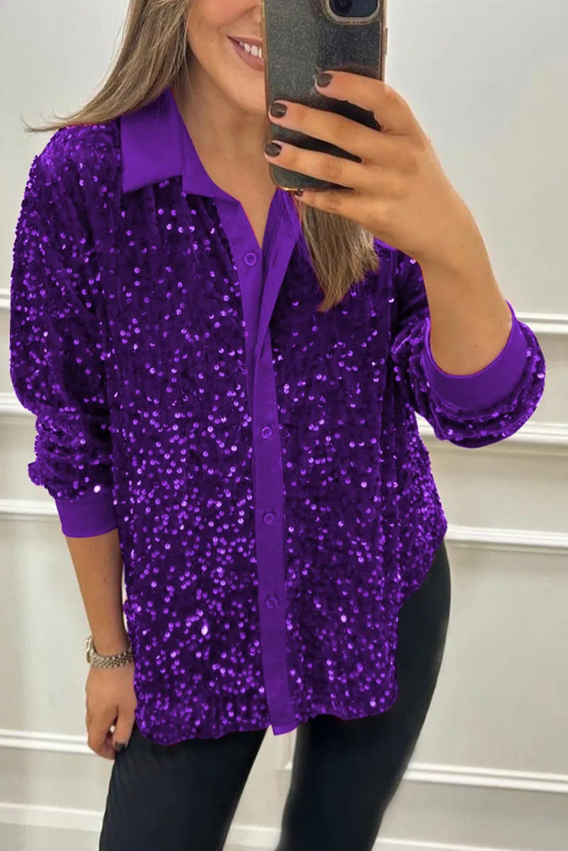 Bryony - Sparkle Sequin Shirt