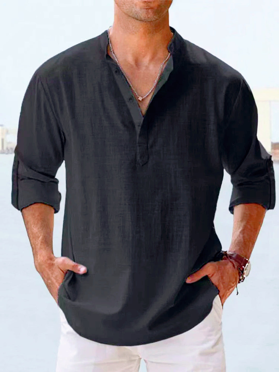 James™ - Casual Linen Shirt
