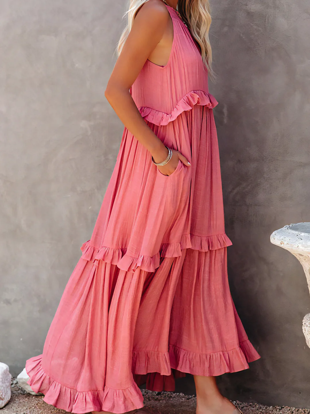 Dawn™ | Ruffle Maxi Dress