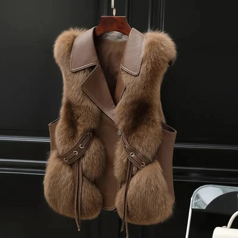 Sophia - Faux Fur Gilet
