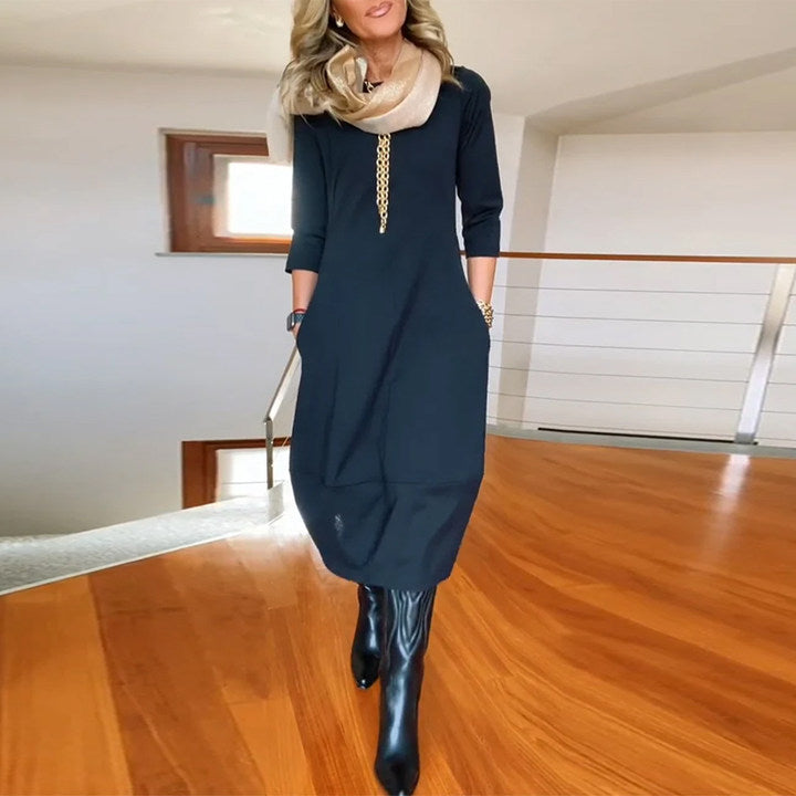 Lottie - Elegant Midi Dress