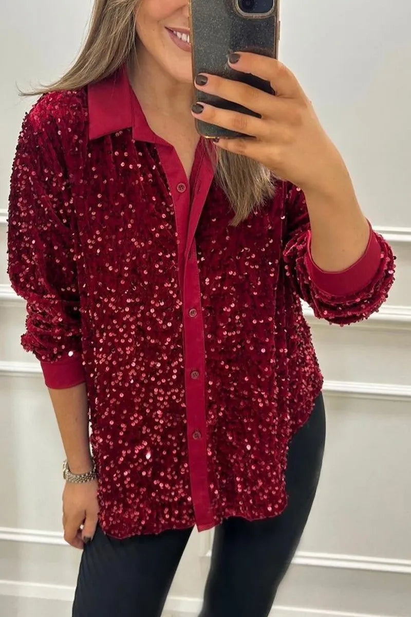 Bryony - Sparkle Sequin Shirt