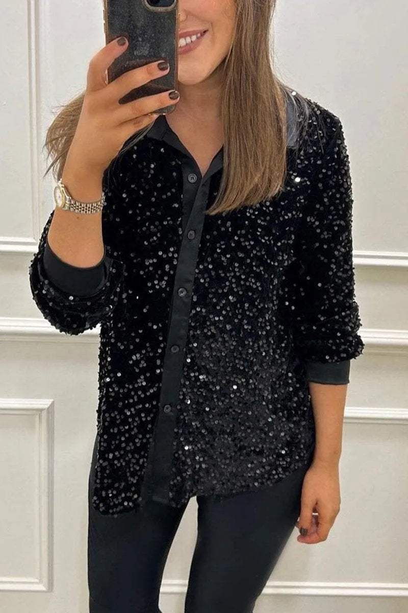 Bryony - Sparkle Sequin Shirt